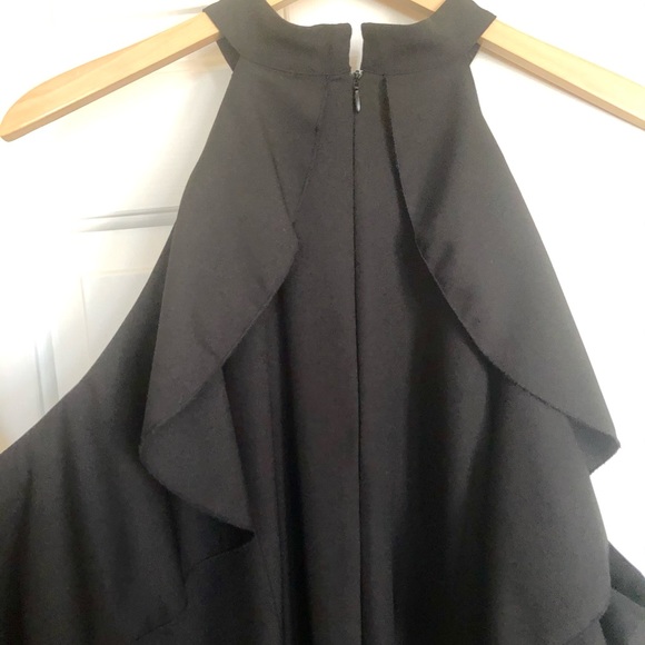 ELOQUII cold shoulder ruffle sheath dress - Picture 9 of 13